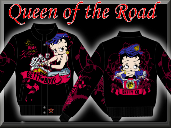 Betty Boop Queen of the Road Womens Character Jacket by JH Design